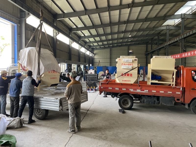 山東某鋰電新材料企業發貨現場